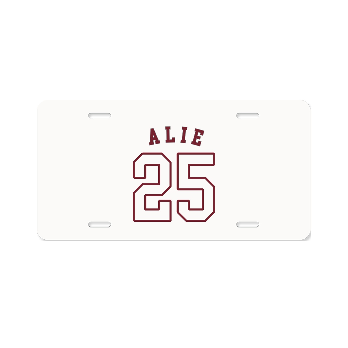 License Plate — Shirsey Arch in Classic