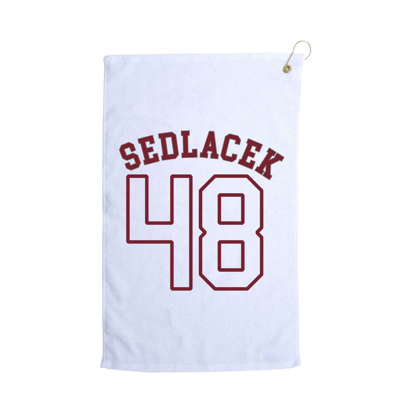 Golf Towel — Shirsey Arch in White