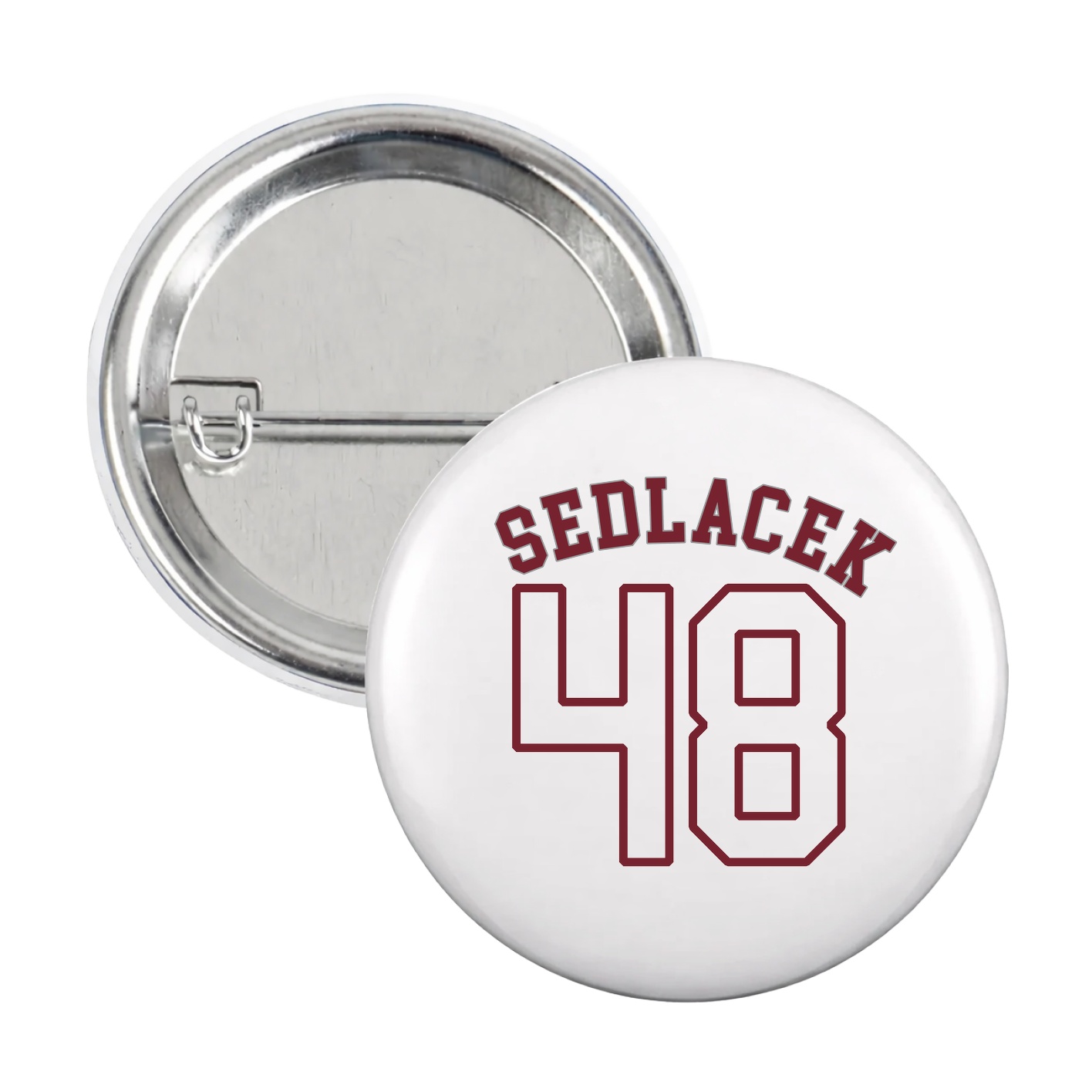 Game Day Button — Shirsey Arch in White