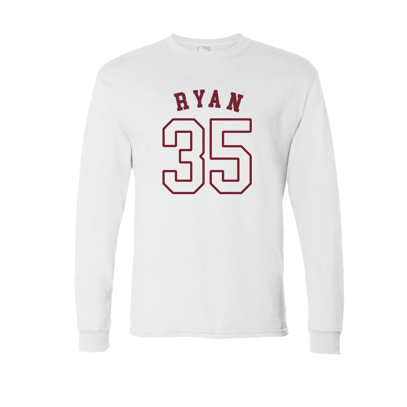 Long Sleeve Tee — Shirsey Arch in White