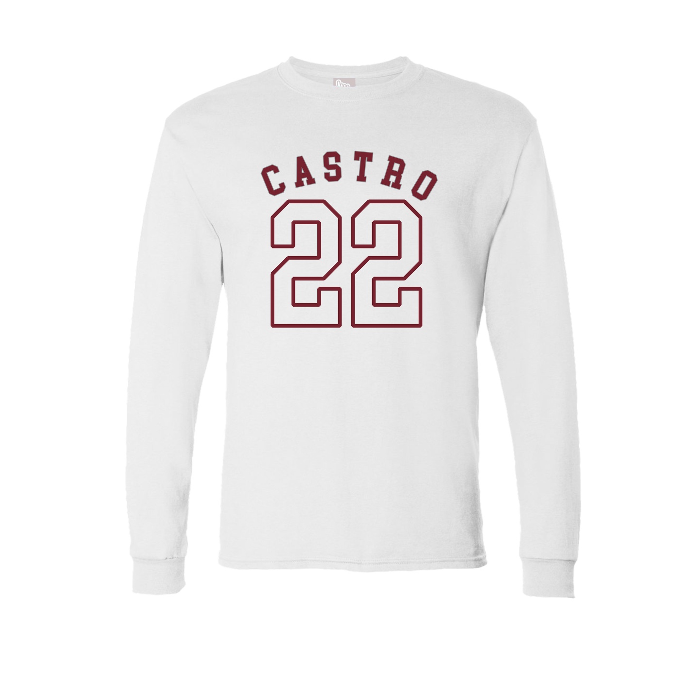 Long Sleeve Tee — Shirsey Arch in White