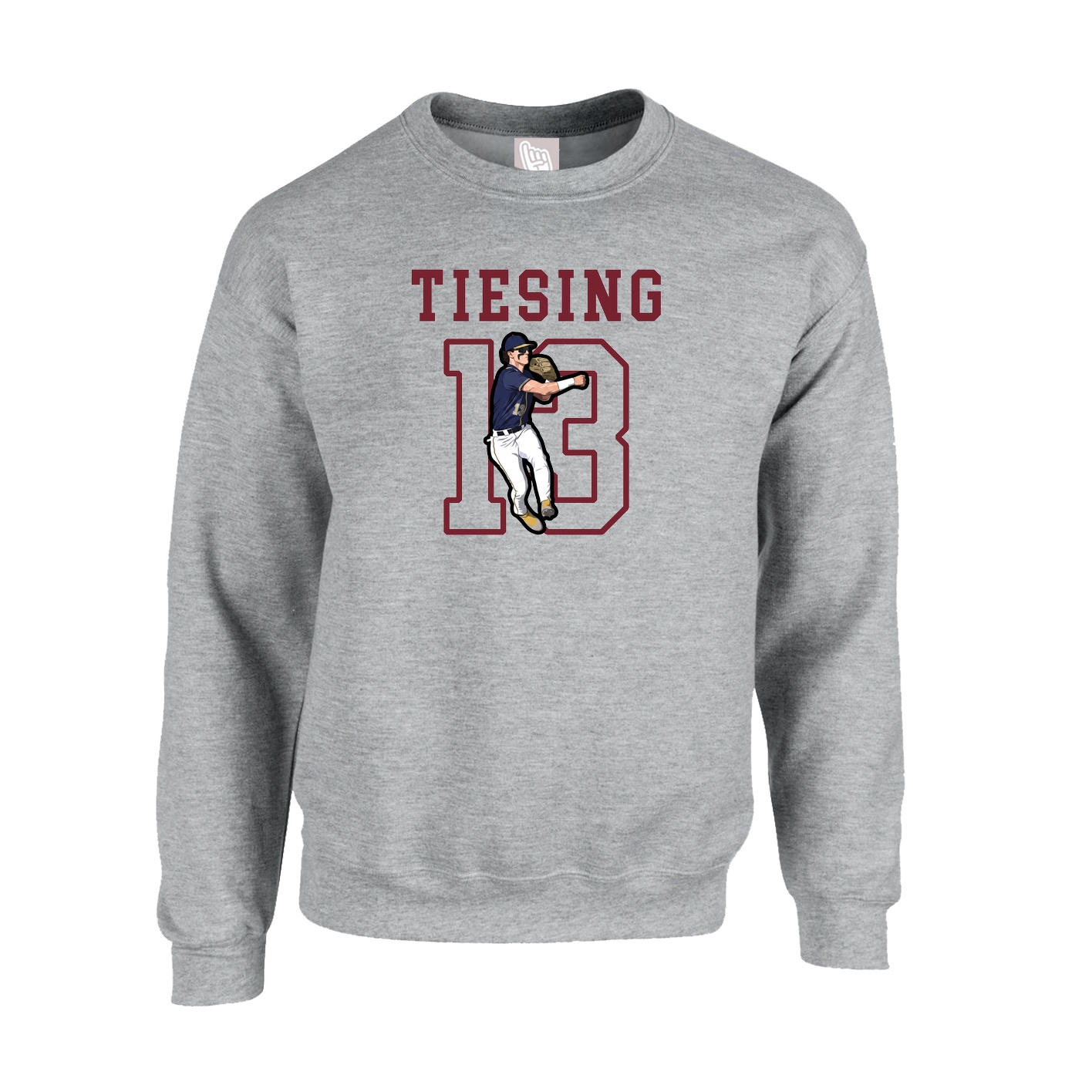 Fleece Crew — Shirsey in Grey