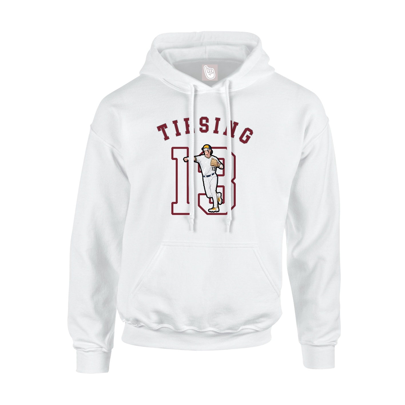 Hoodie — Shirsey Arch in White
