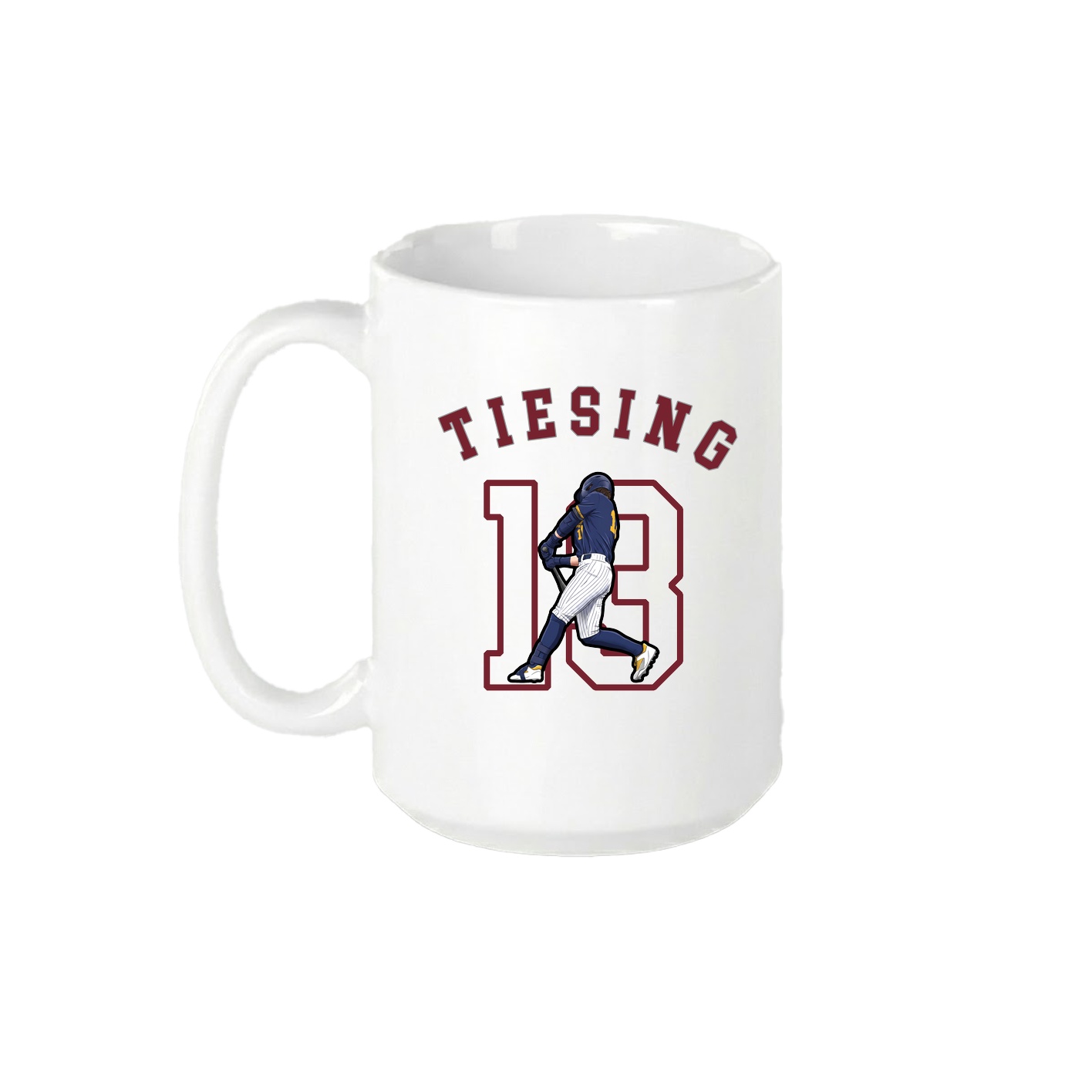 15oz Coffee Mug — Shirsey Arch in White