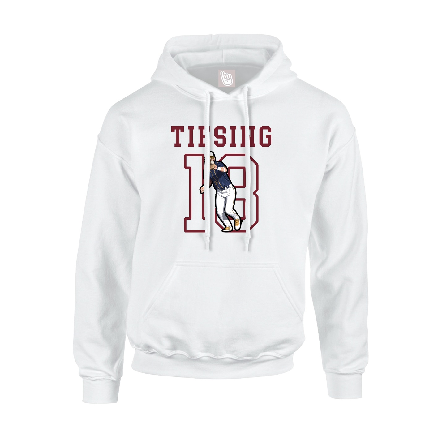 Hoodie — Shirsey in White