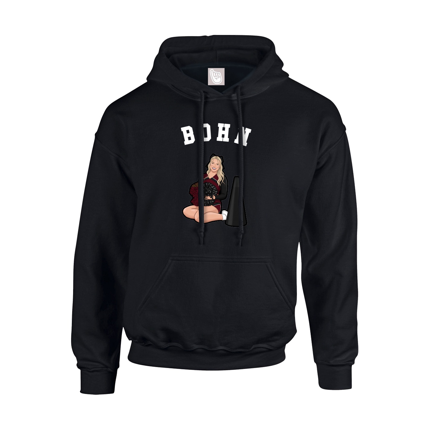 Youth Hoodie — Shirsey Arch in Black