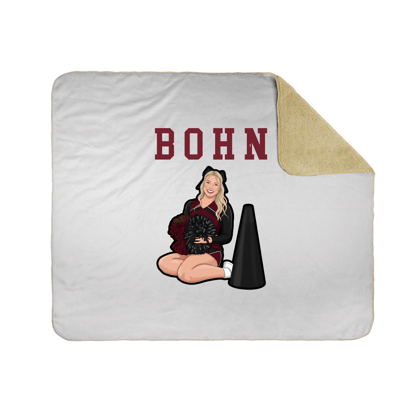 Throw Blanket — Shirsey in White