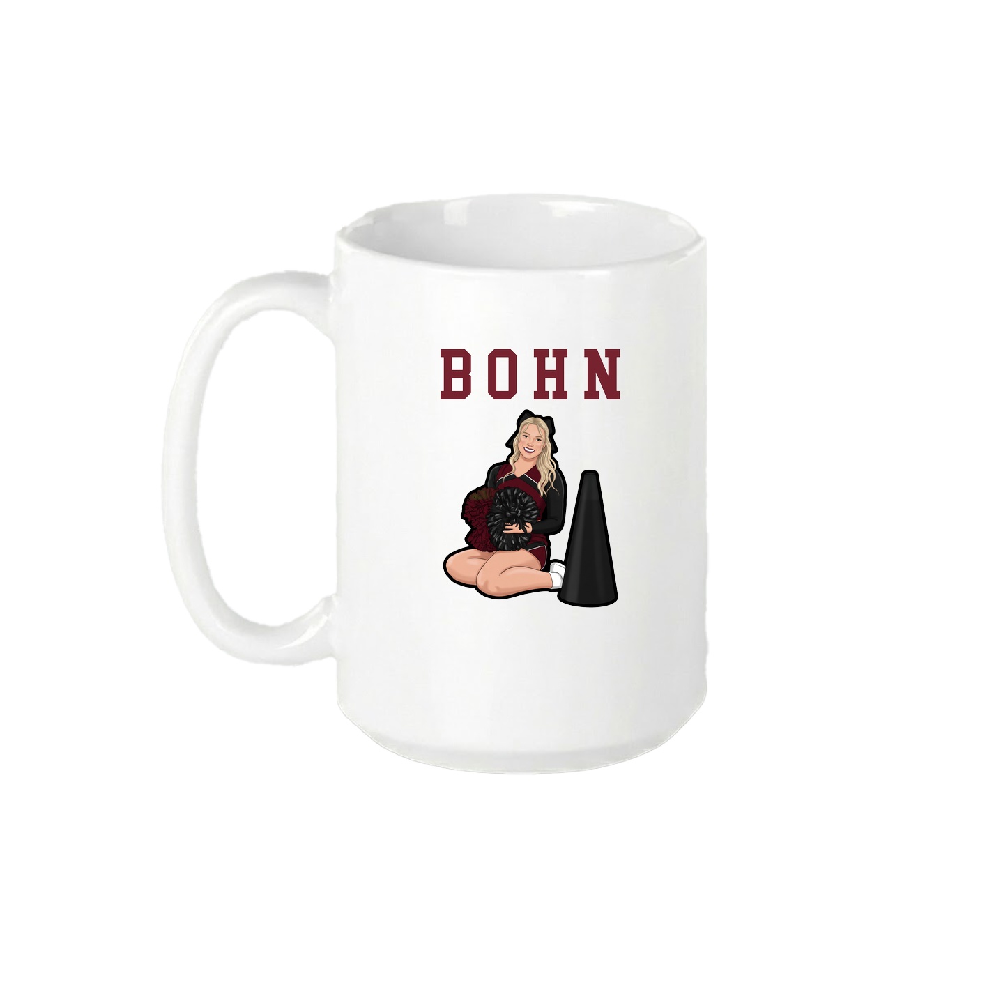 15oz Coffee Mug — Shirsey in White