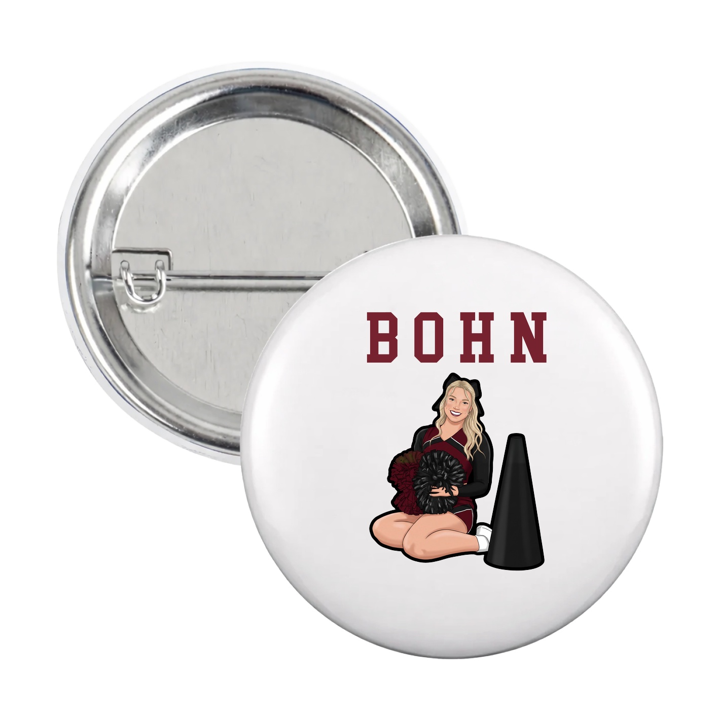 Game Day Button — Shirsey in White