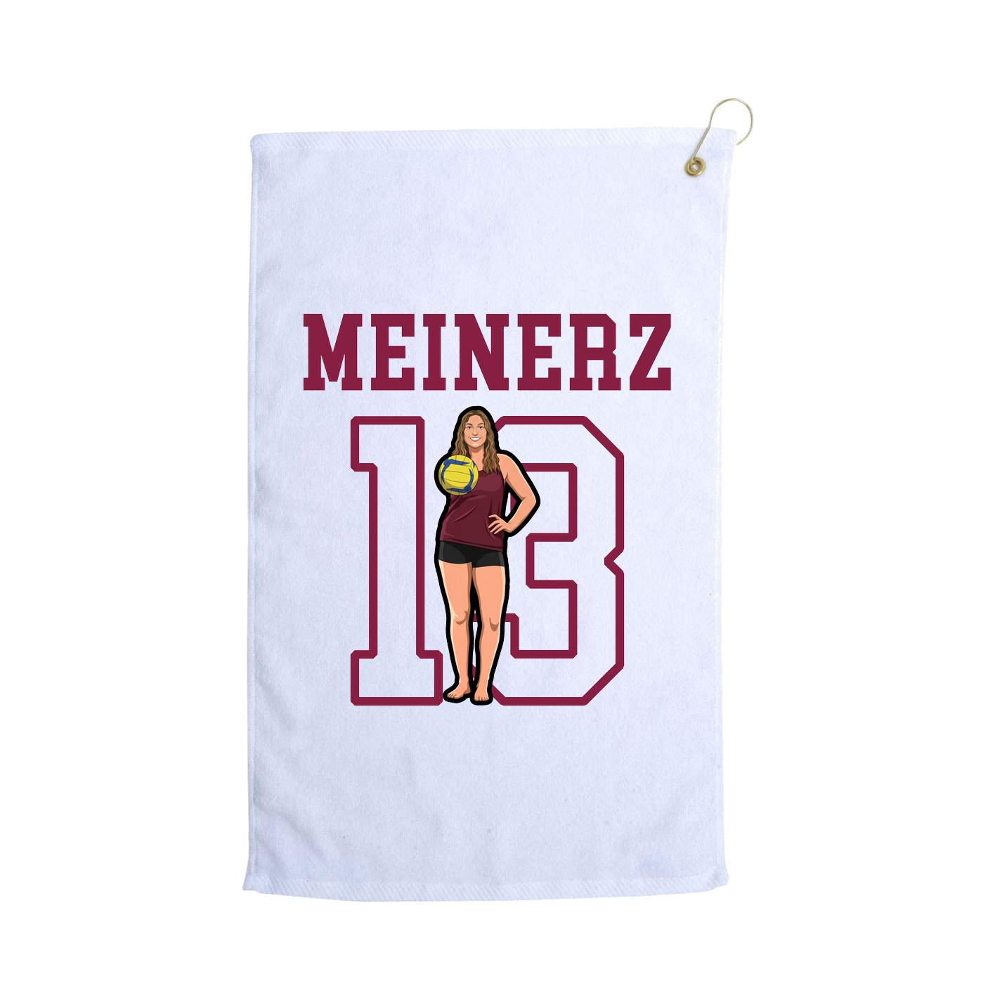 Golf Towel — Shirsey in White