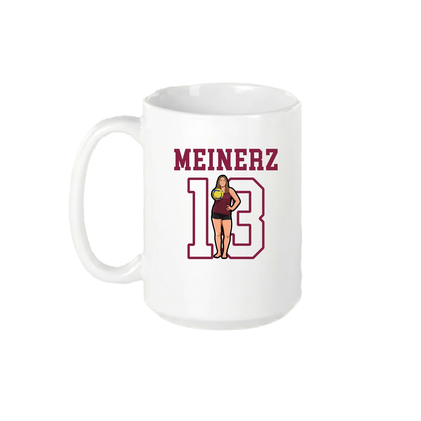 15oz Coffee Mug — Shirsey in White