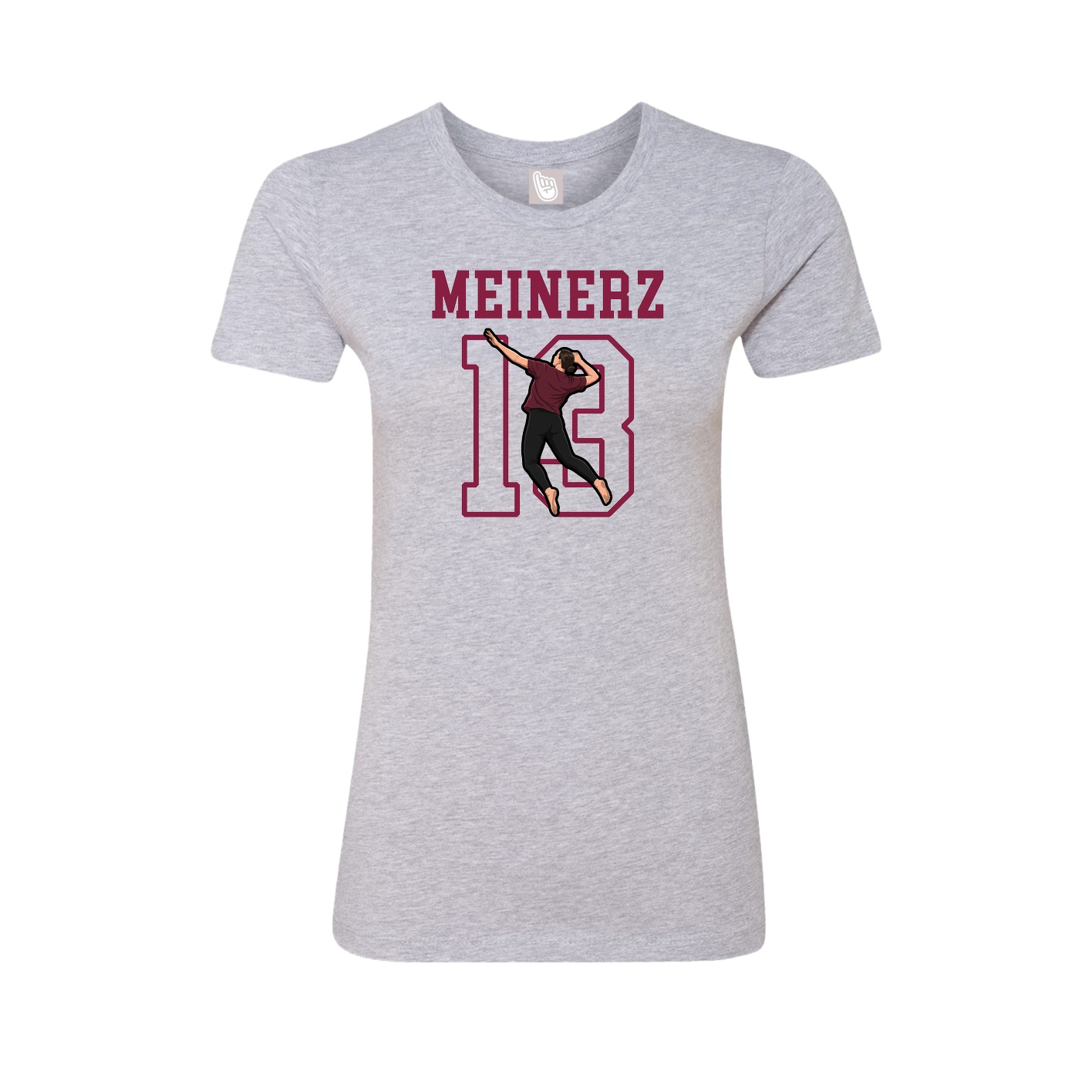 Fitted Women's Tee — Shirsey in Grey
