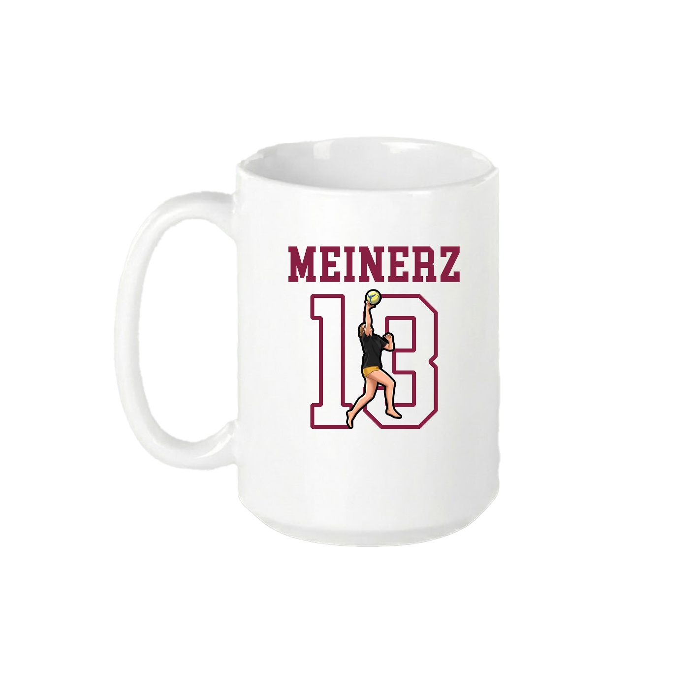 15oz Coffee Mug — Shirsey in White