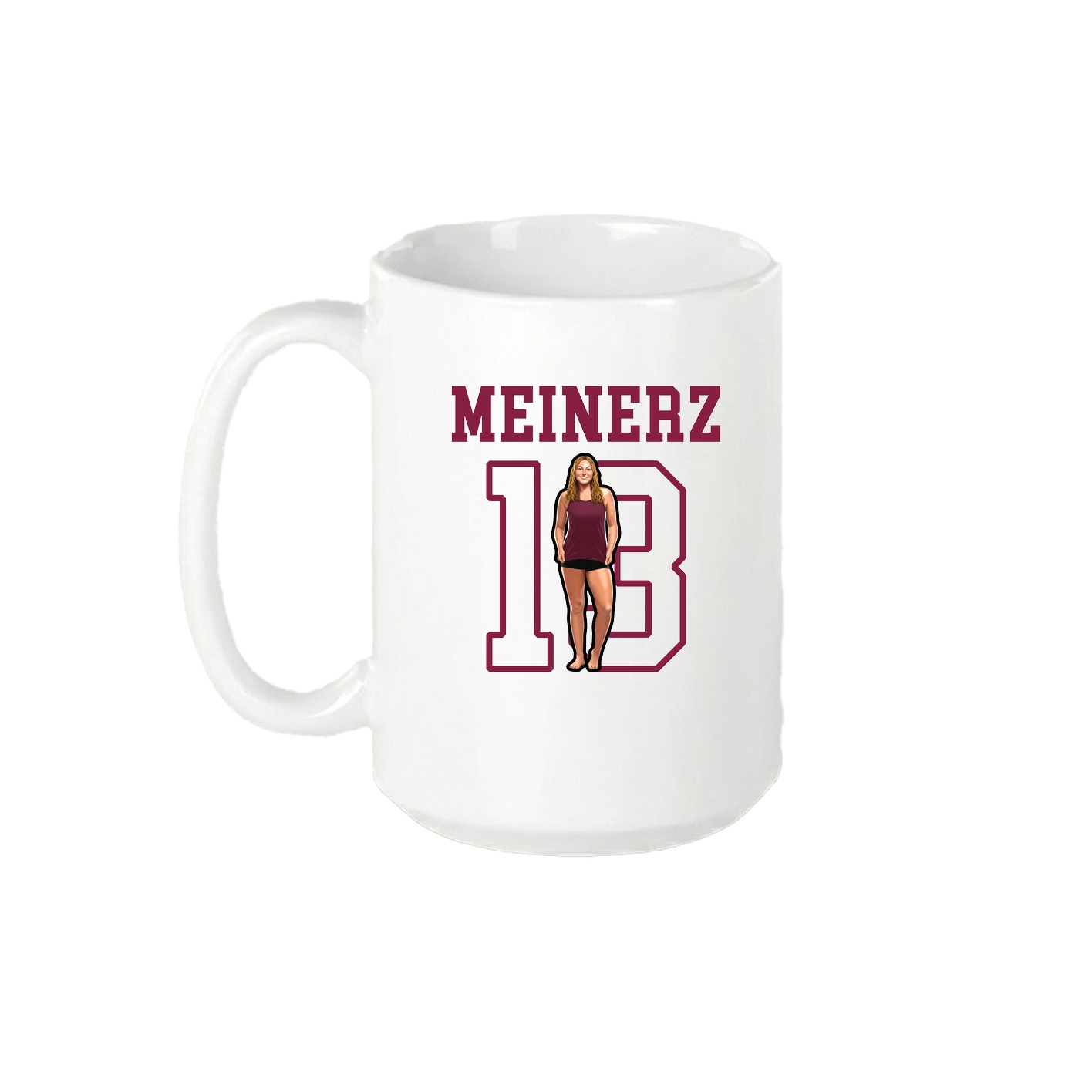 15oz Coffee Mug — Shirsey in White
