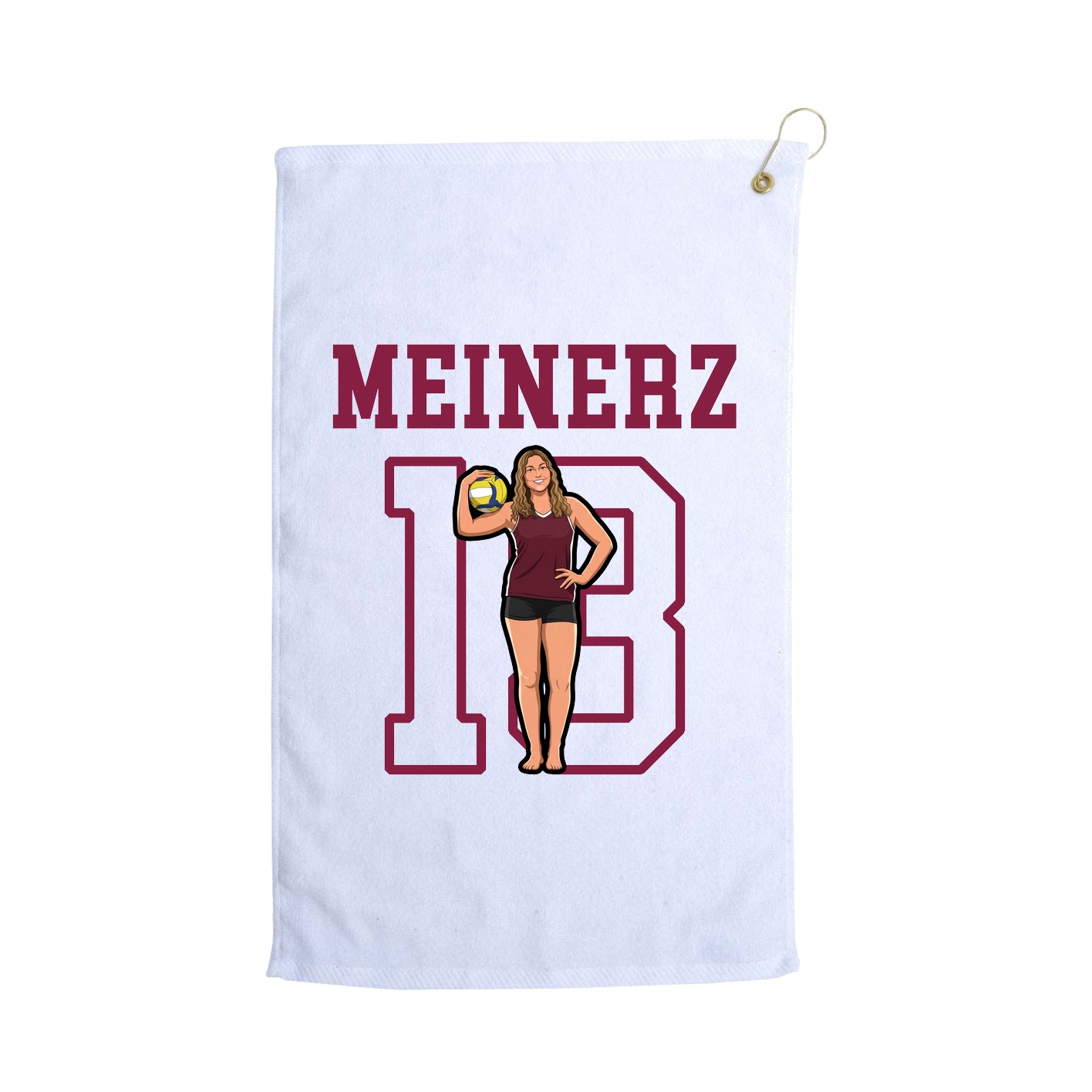Golf Towel — Shirsey in White