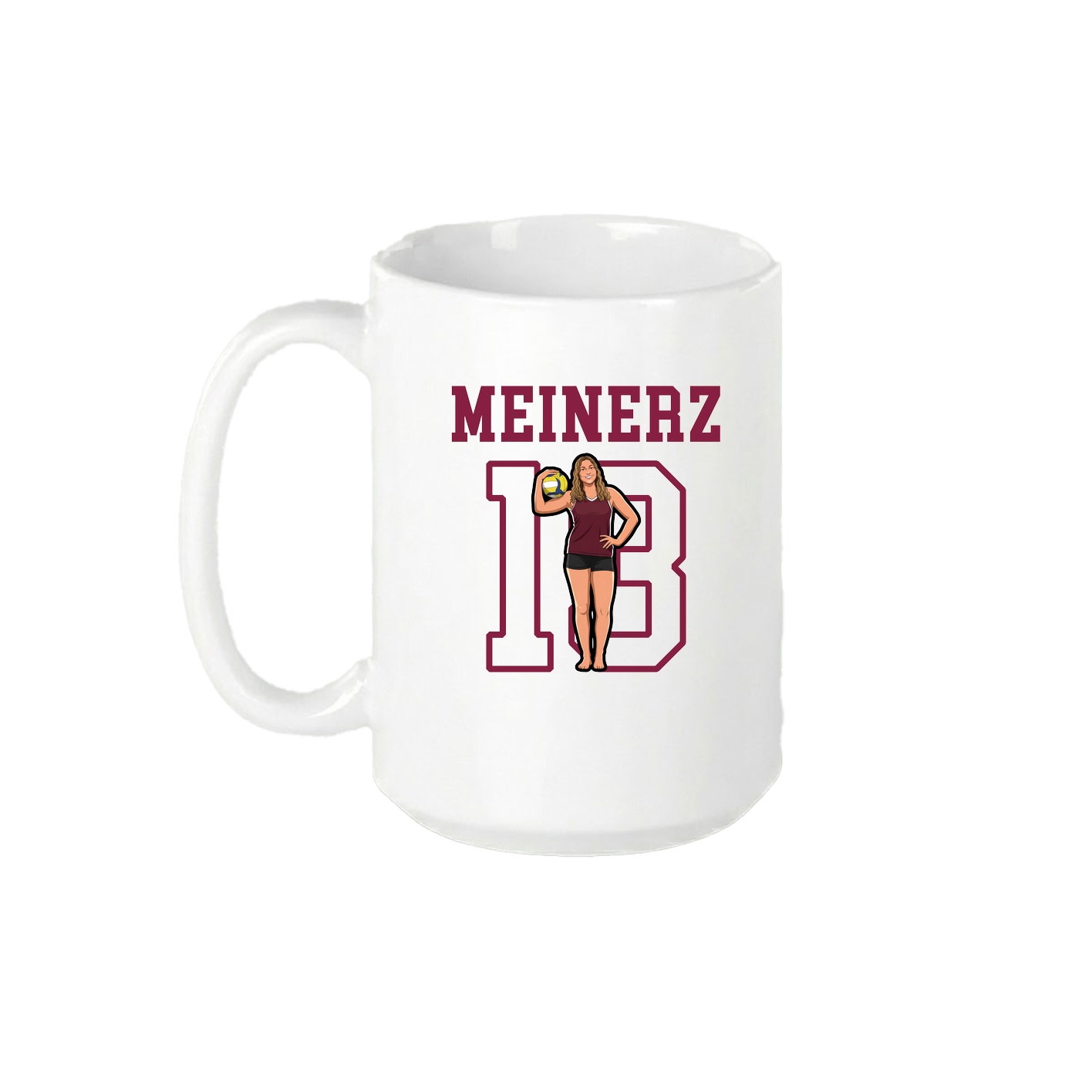 15oz Coffee Mug — Shirsey in White