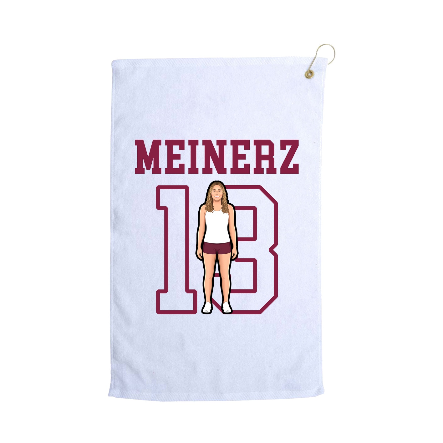 Golf Towel — Shirsey in White