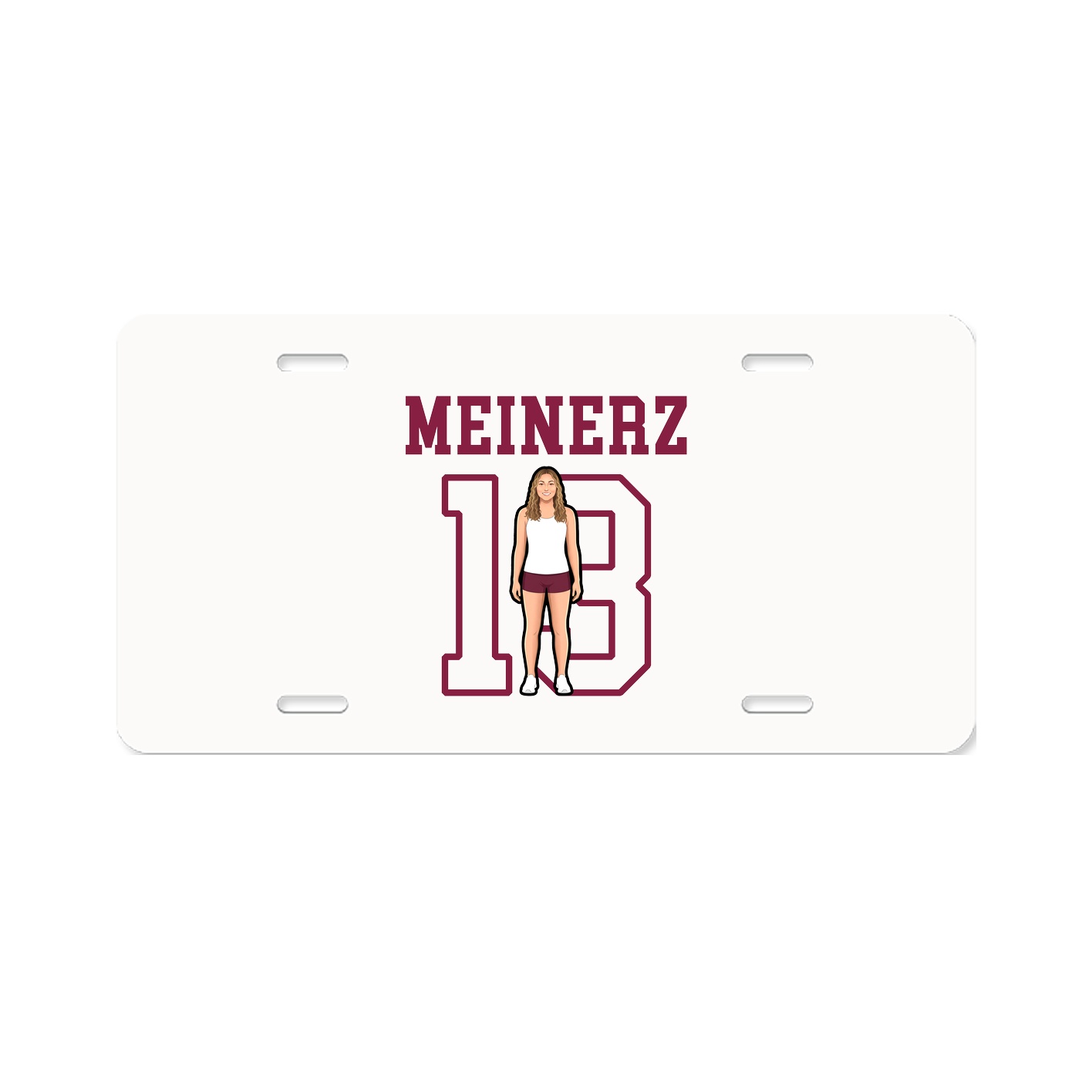 License Plate — Shirsey in Classic