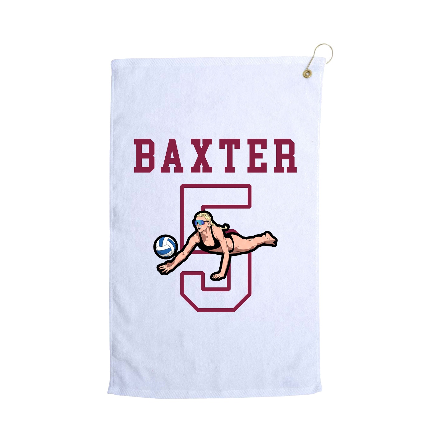 Golf Towel — Shirsey in White