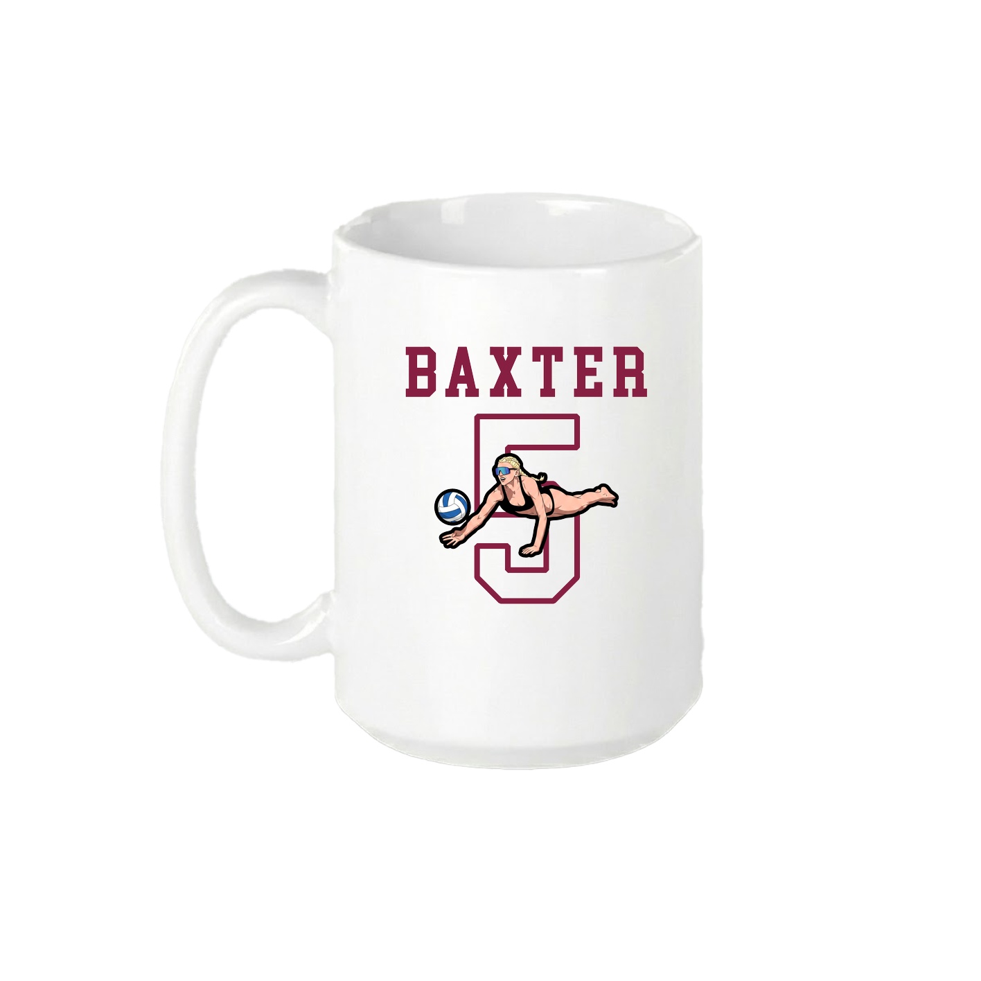 15oz Coffee Mug — Shirsey in White
