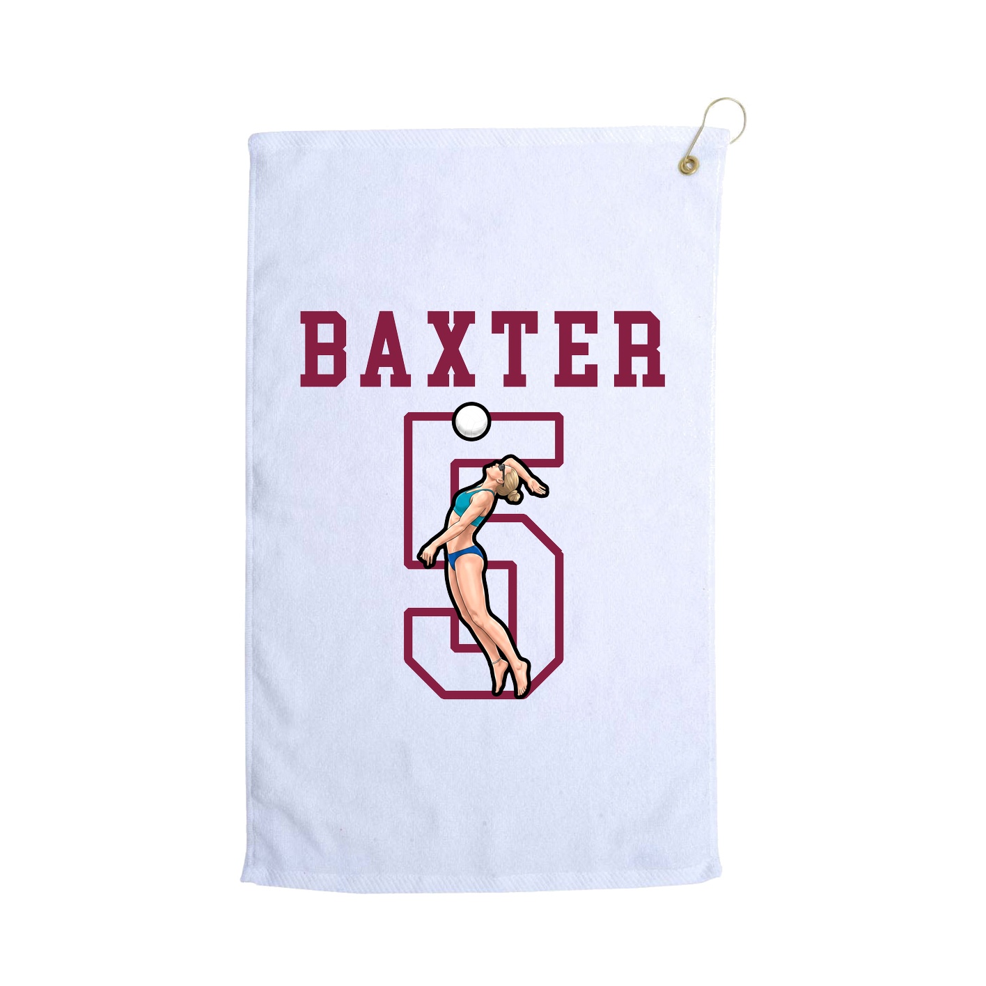 Golf Towel — Shirsey in White