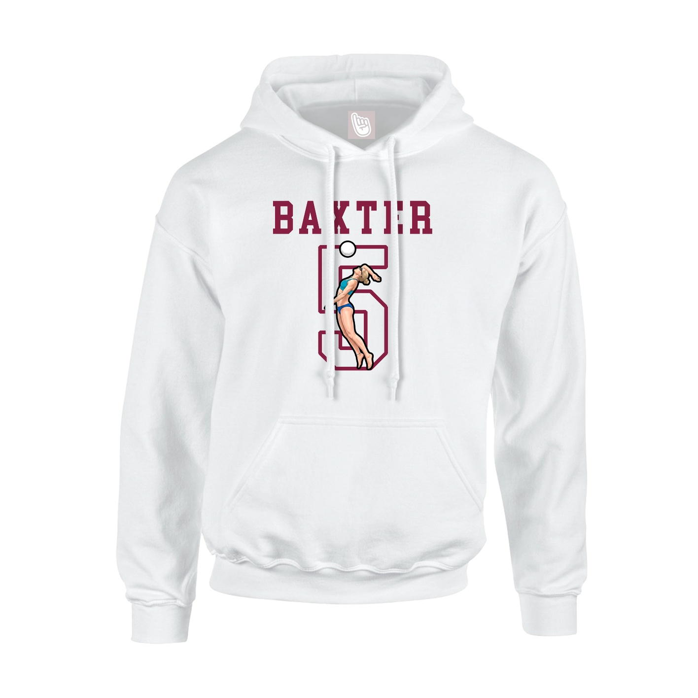 Hoodie — Shirsey in White
