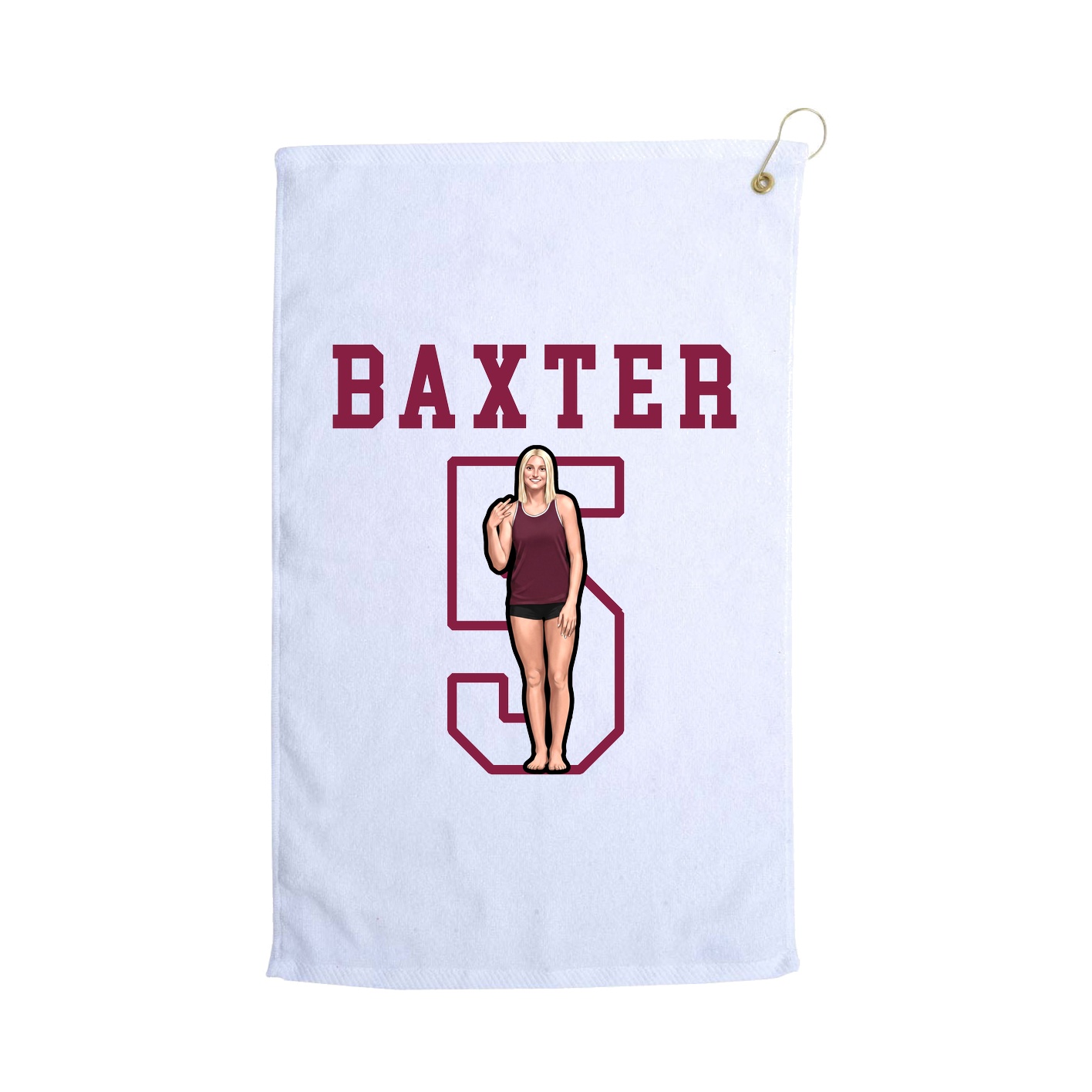 Golf Towel — Shirsey in White