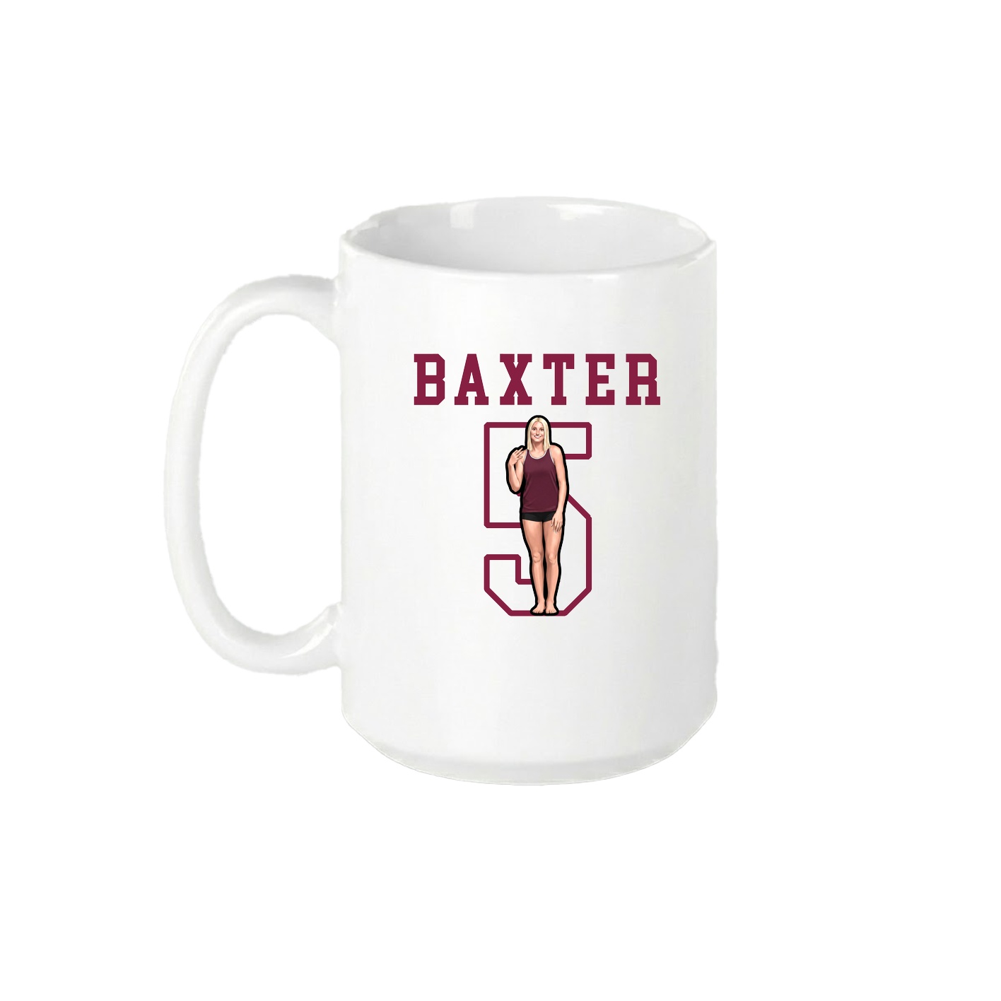 15oz Coffee Mug — Shirsey in White