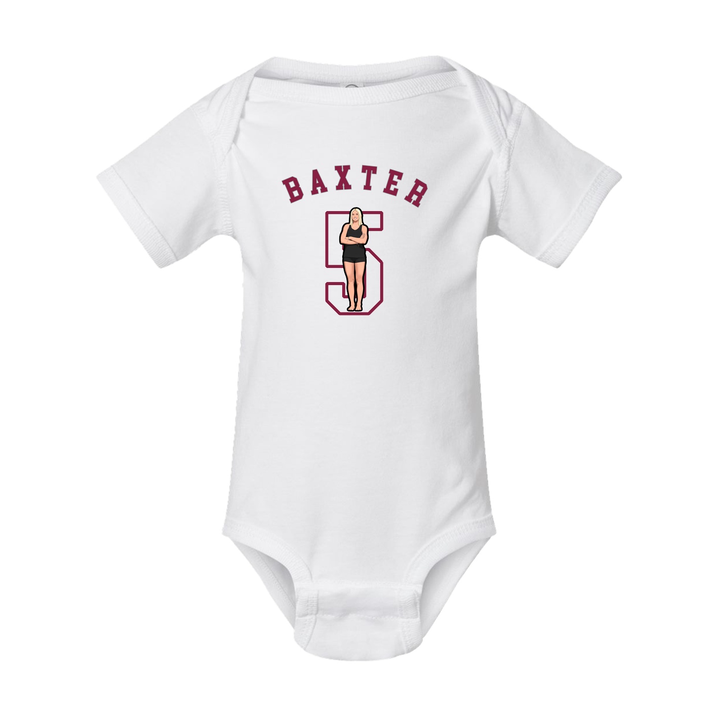 Baby Onesie — Shirsey Arch in White