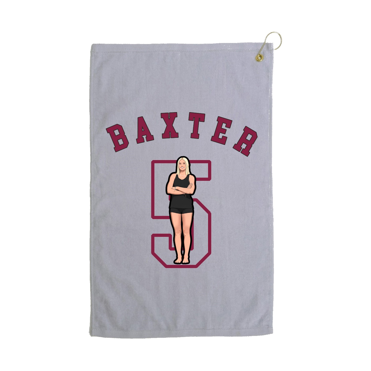 Golf Towel — Shirsey Arch in Grey