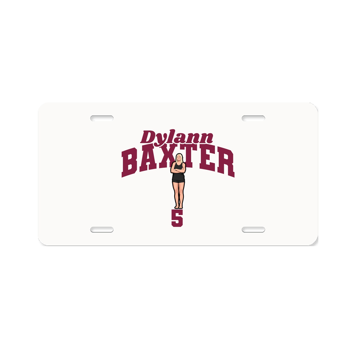 License Plate — Signature Arch in Classic