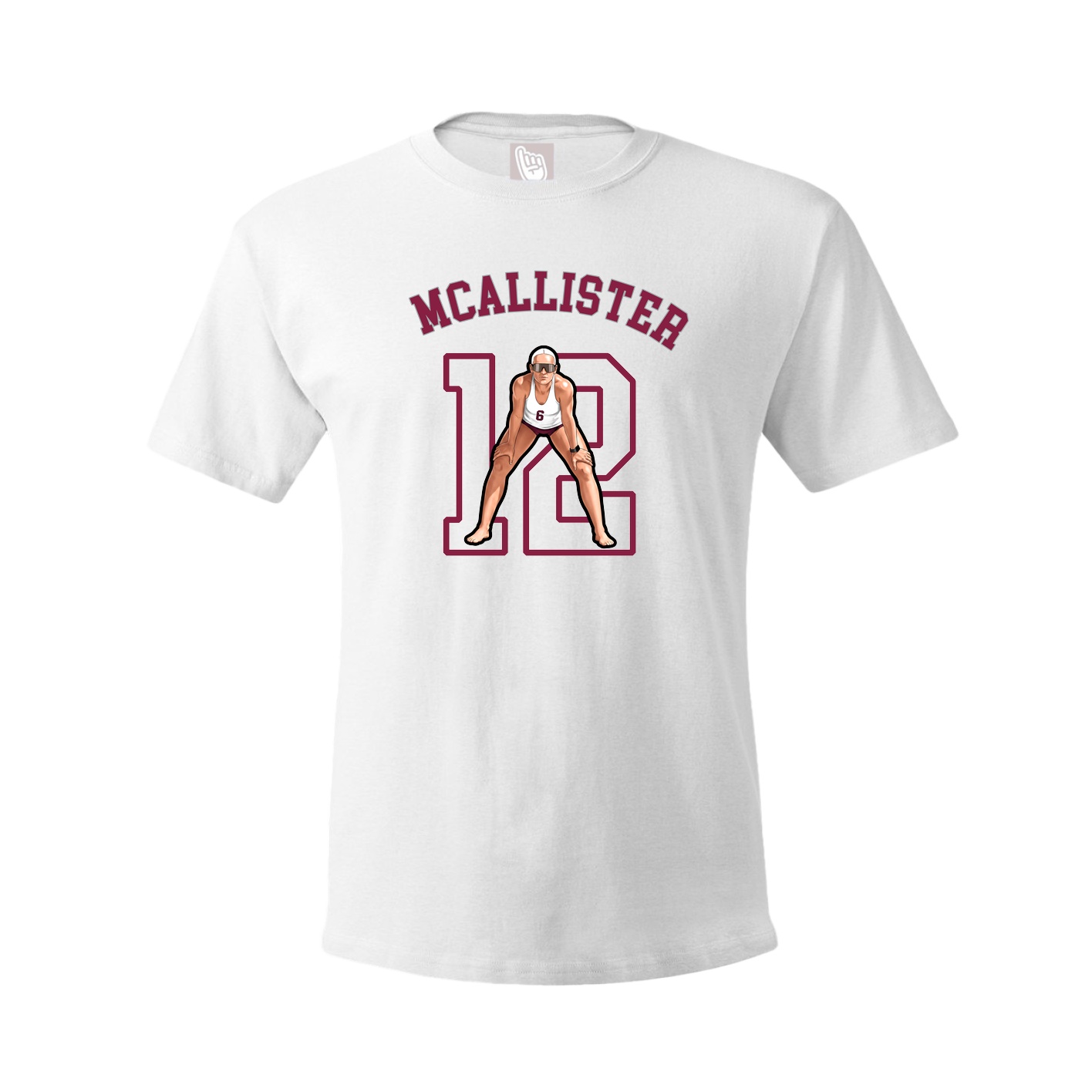 Tee — Shirsey Arch in White