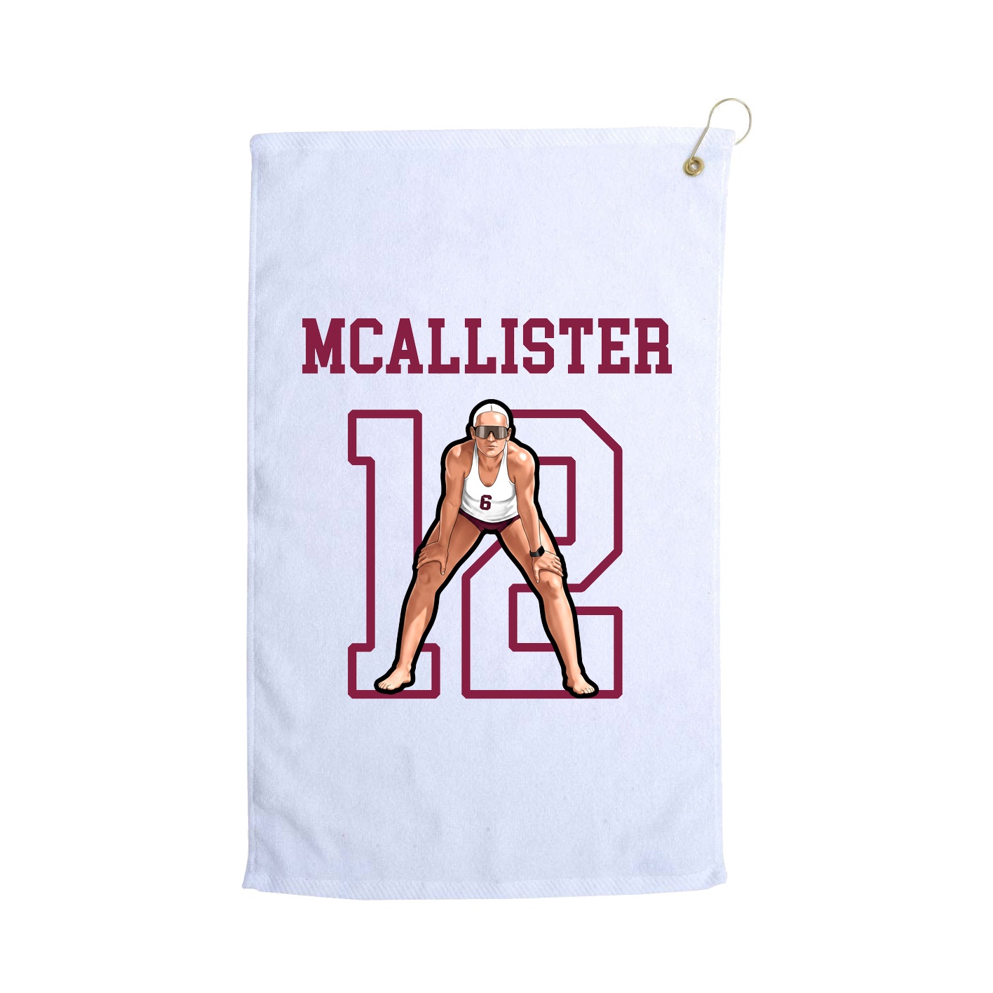 Golf Towel — Shirsey in White