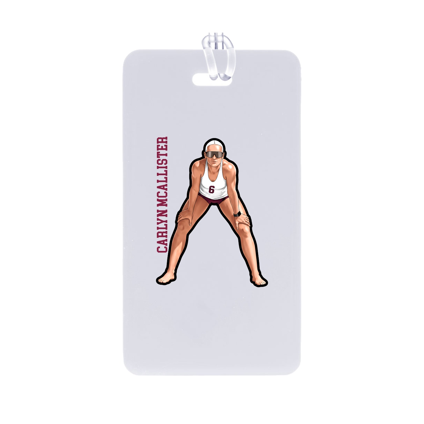 Bag Tag — Name Vertical in Classic