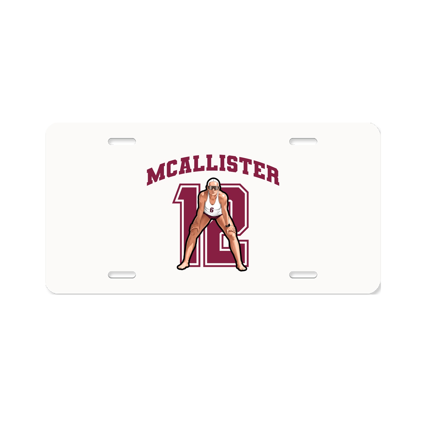 License Plate — Number in Classic