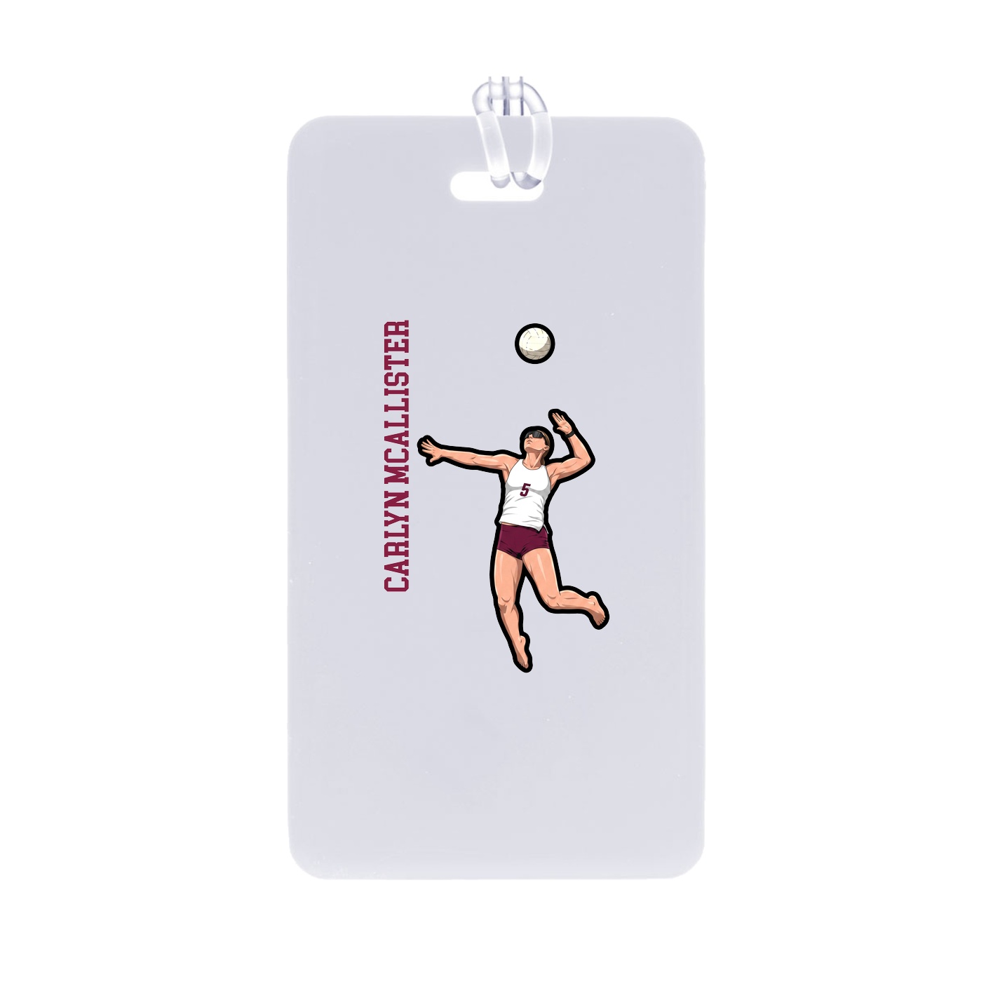 Bag Tag — Name Vertical in Classic