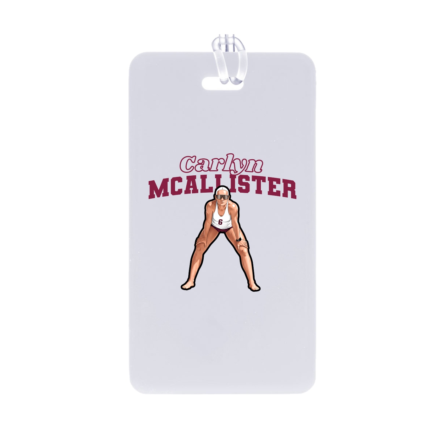 Bag Tag — Name Arch in Classic
