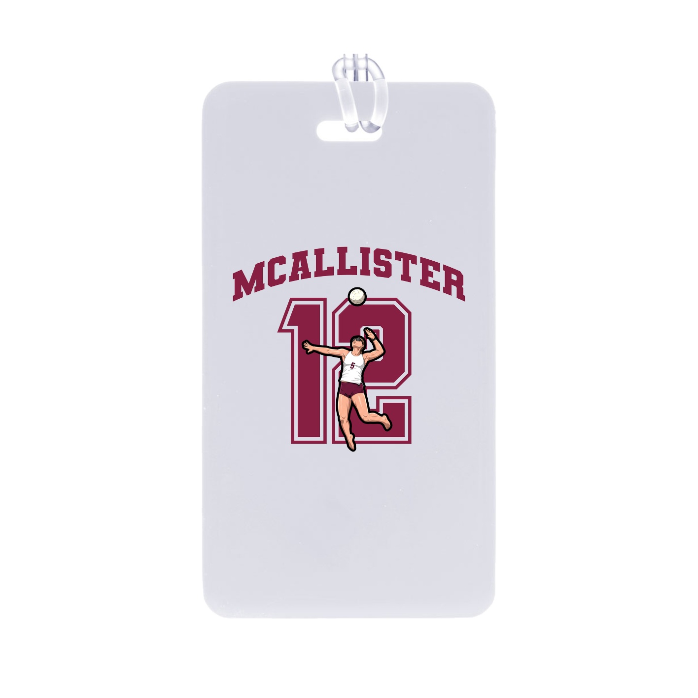 Bag Tag — Number in Classic