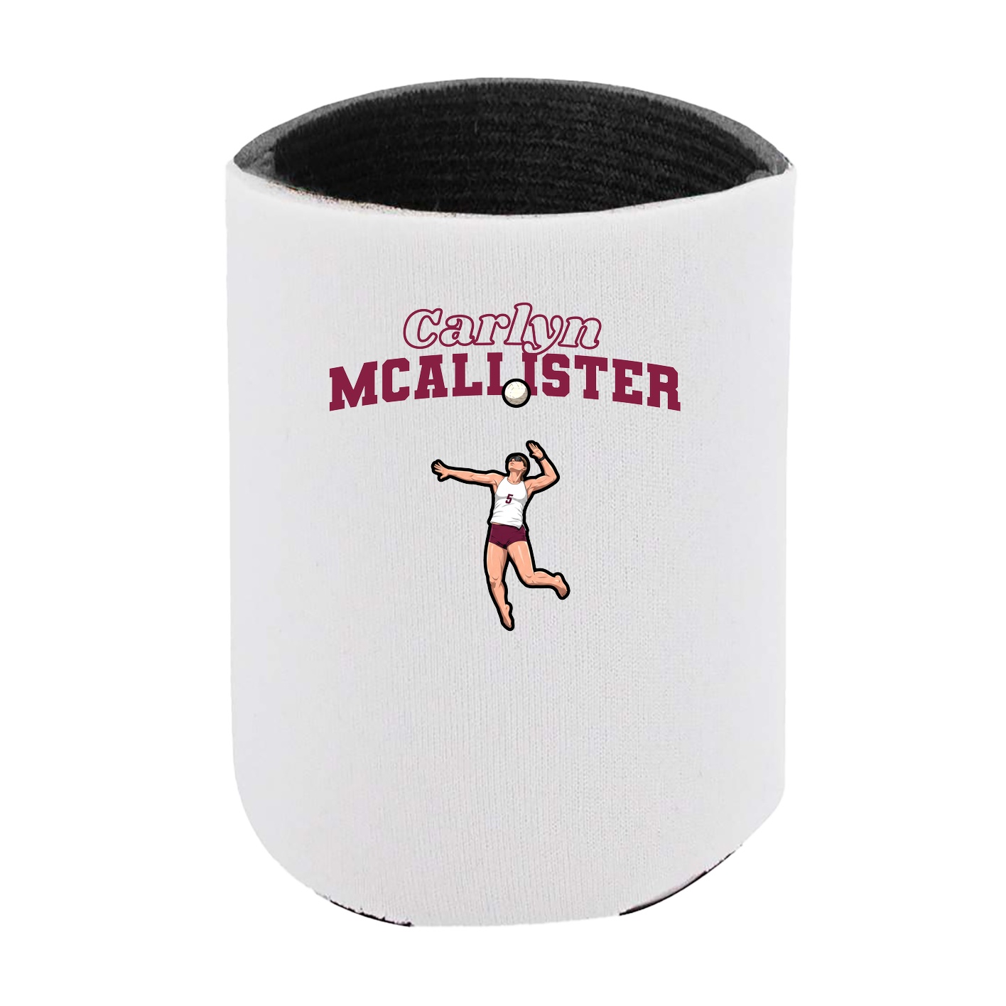 Can Holder — Name Arch in White