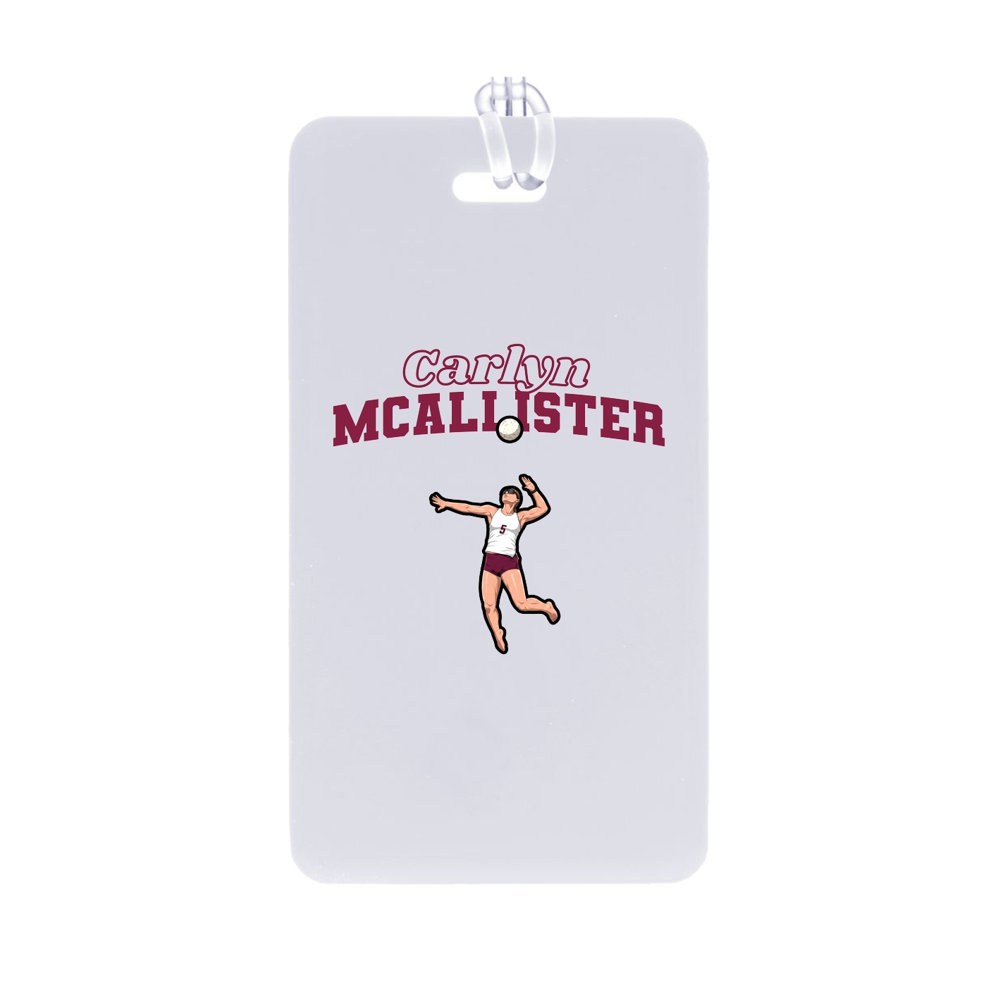 Bag Tag — Name Arch in Classic