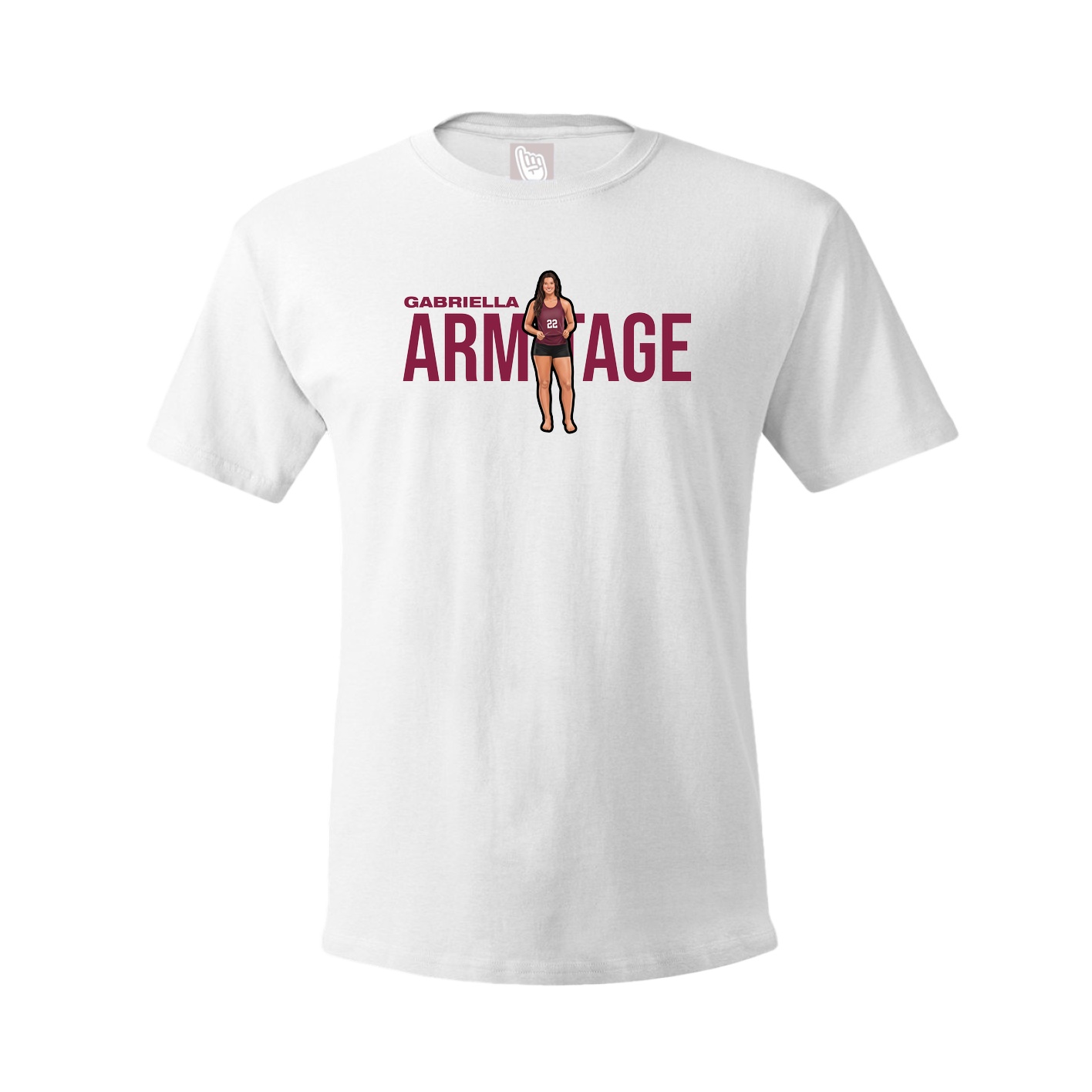 Youth Tee — Player Name in White