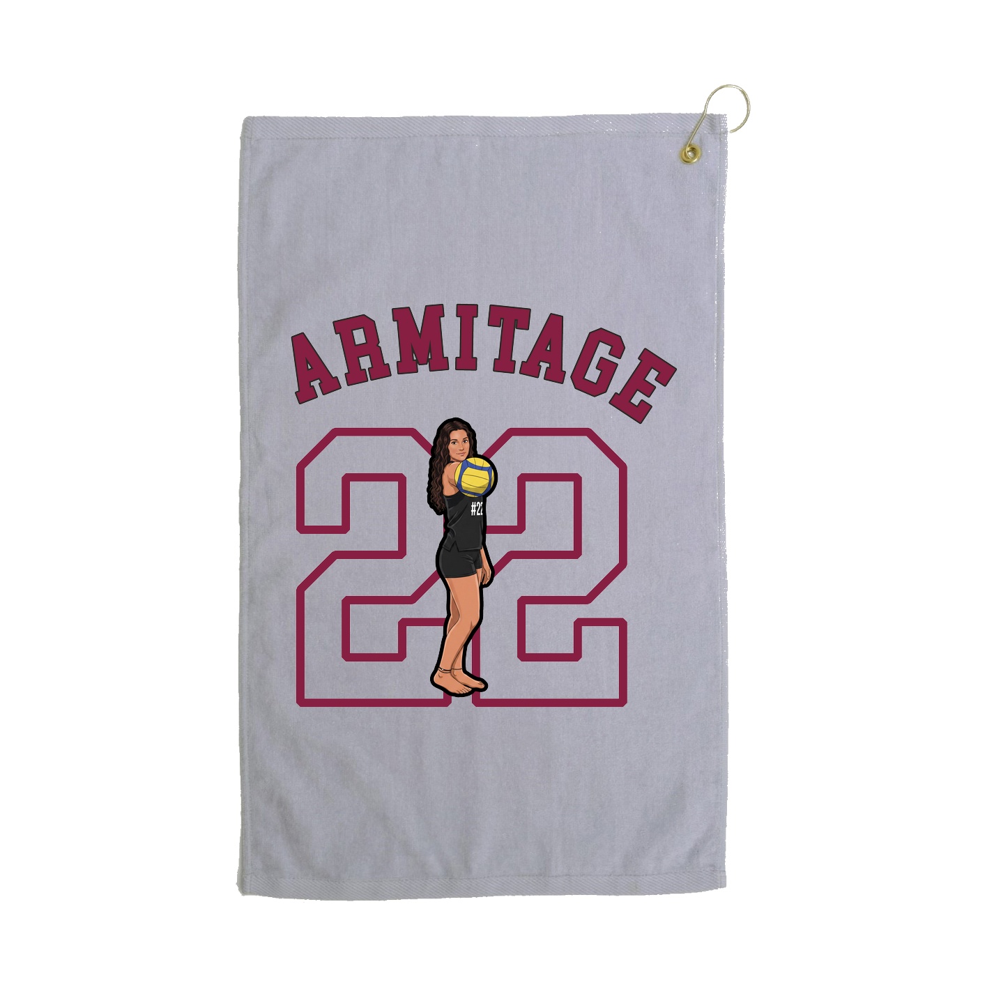 Golf Towel — Shirsey Arch in Grey