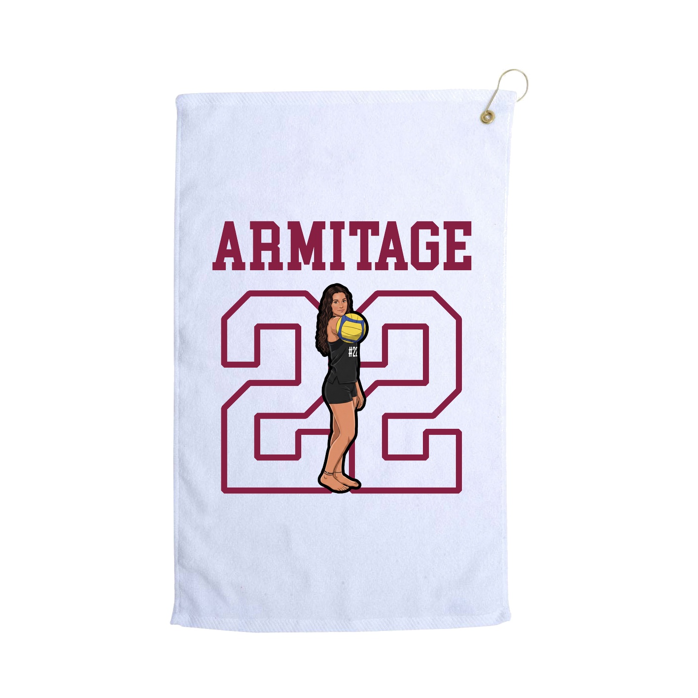 Golf Towel — Shirsey in White