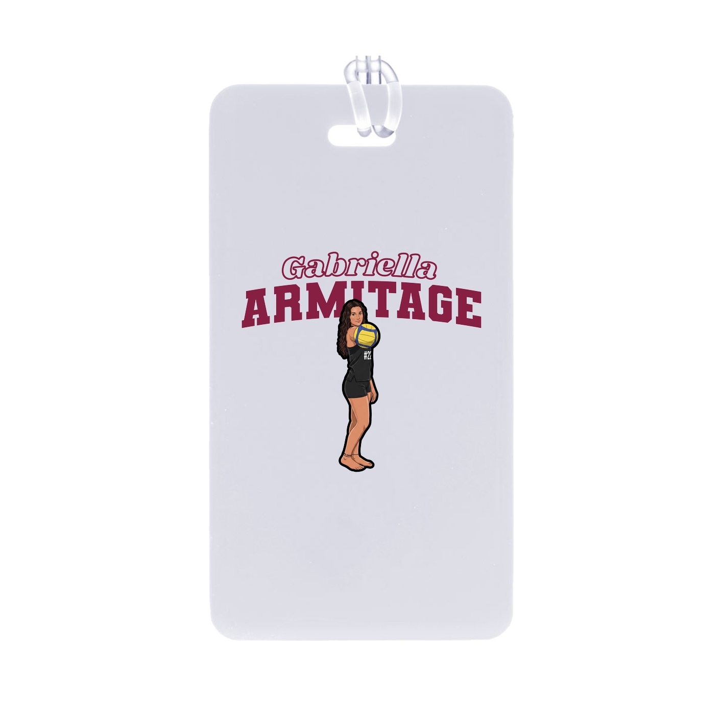 Bag Tag — Name Arch in Classic