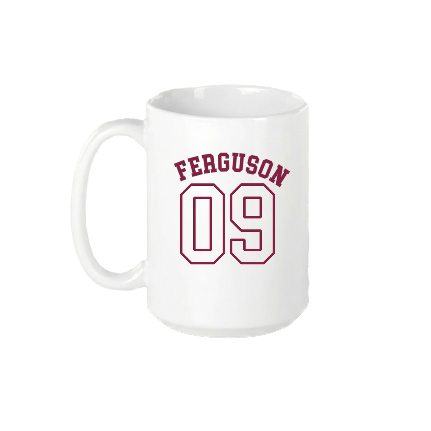 15oz Coffee Mug — Shirsey Arch in White