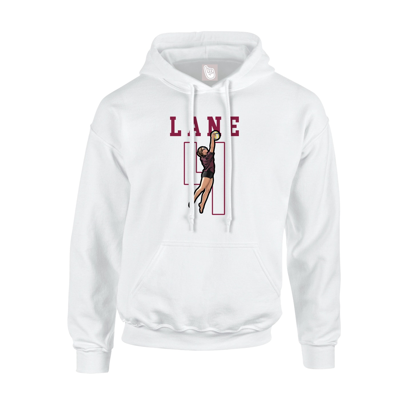 Youth Hoodie — Shirsey in White