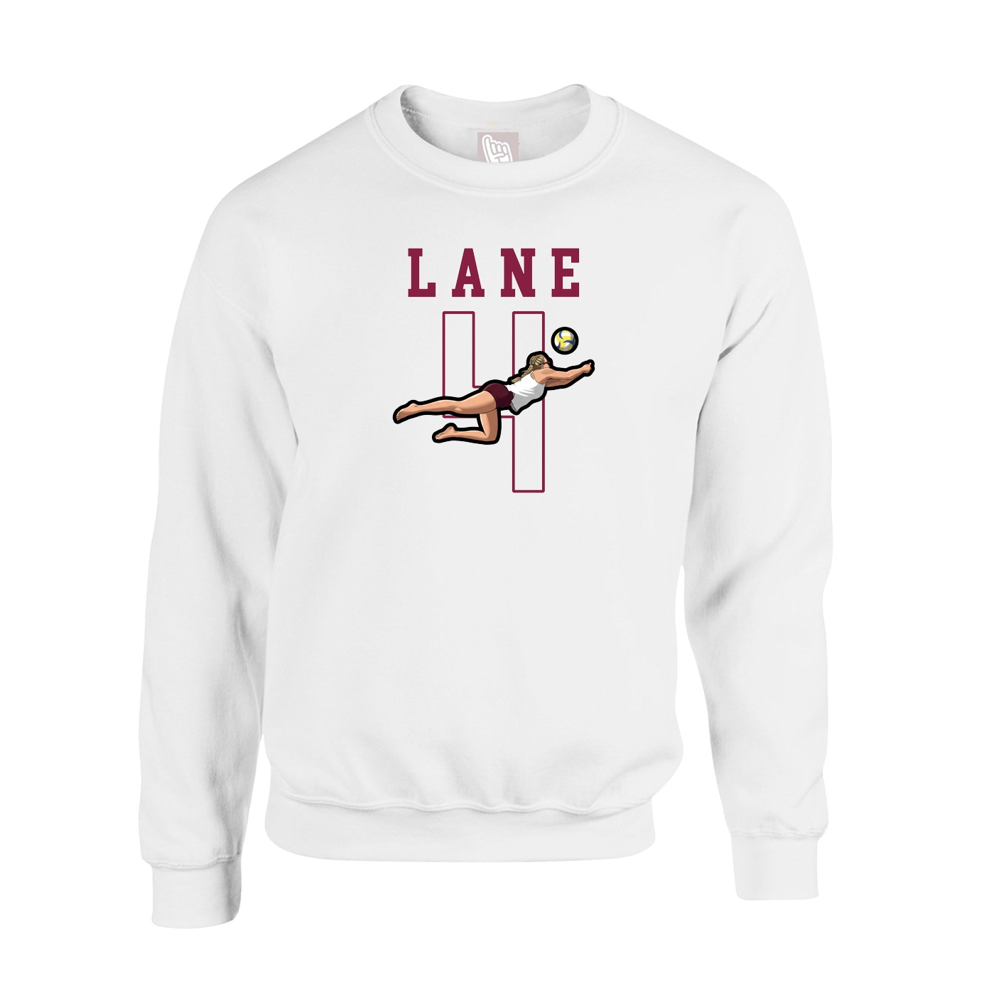 Fleece Crew — Shirsey in White