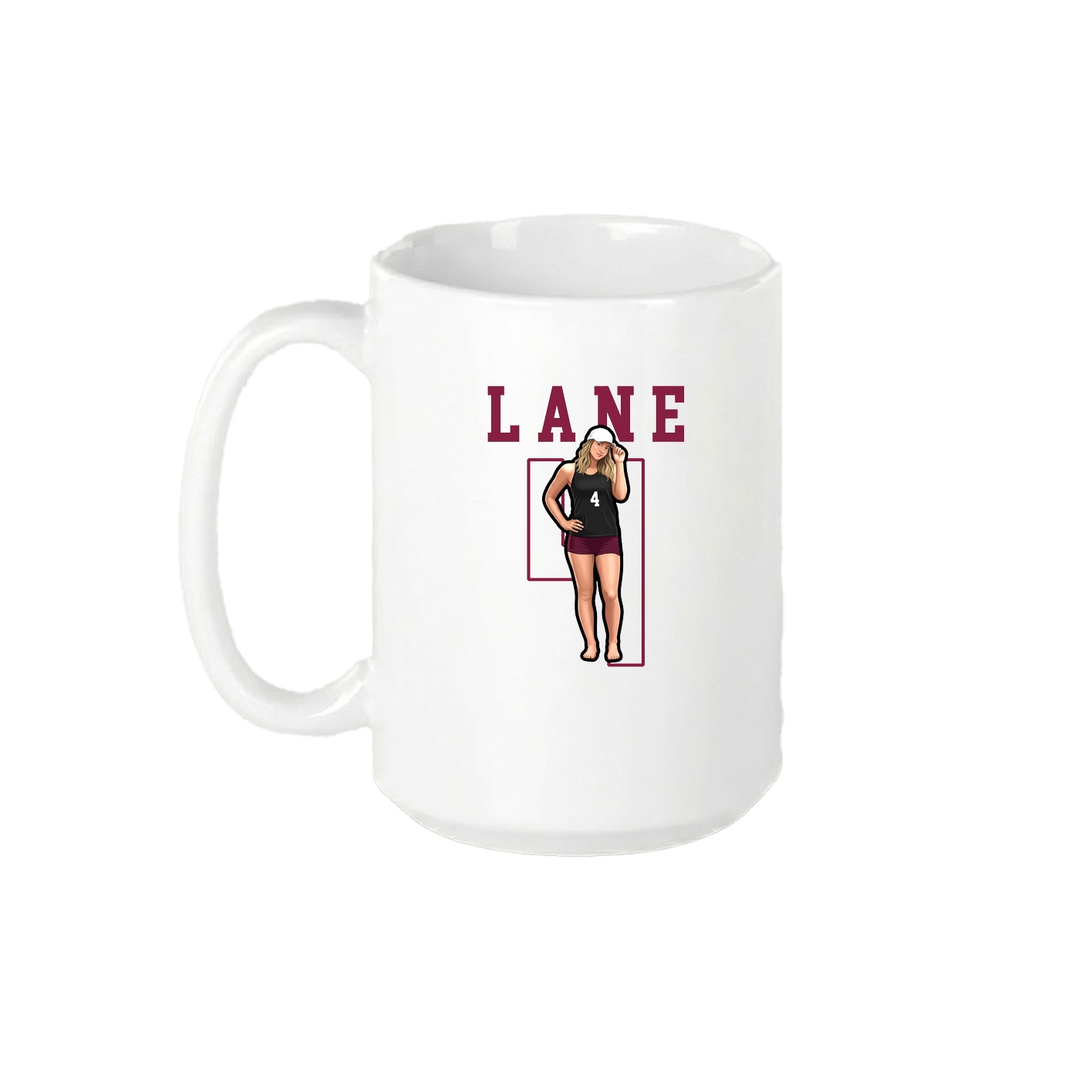 15oz Coffee Mug — Shirsey in White