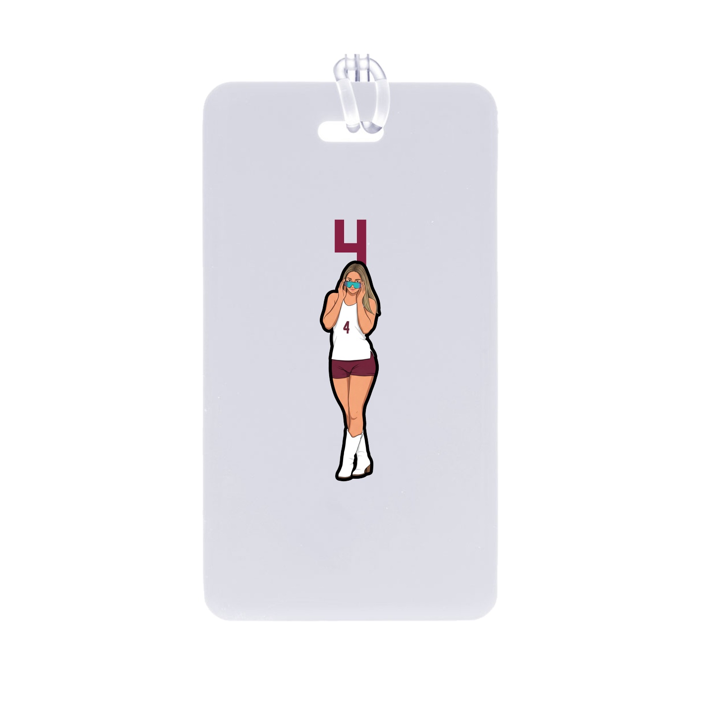 Bag Tag — Number Top in Classic