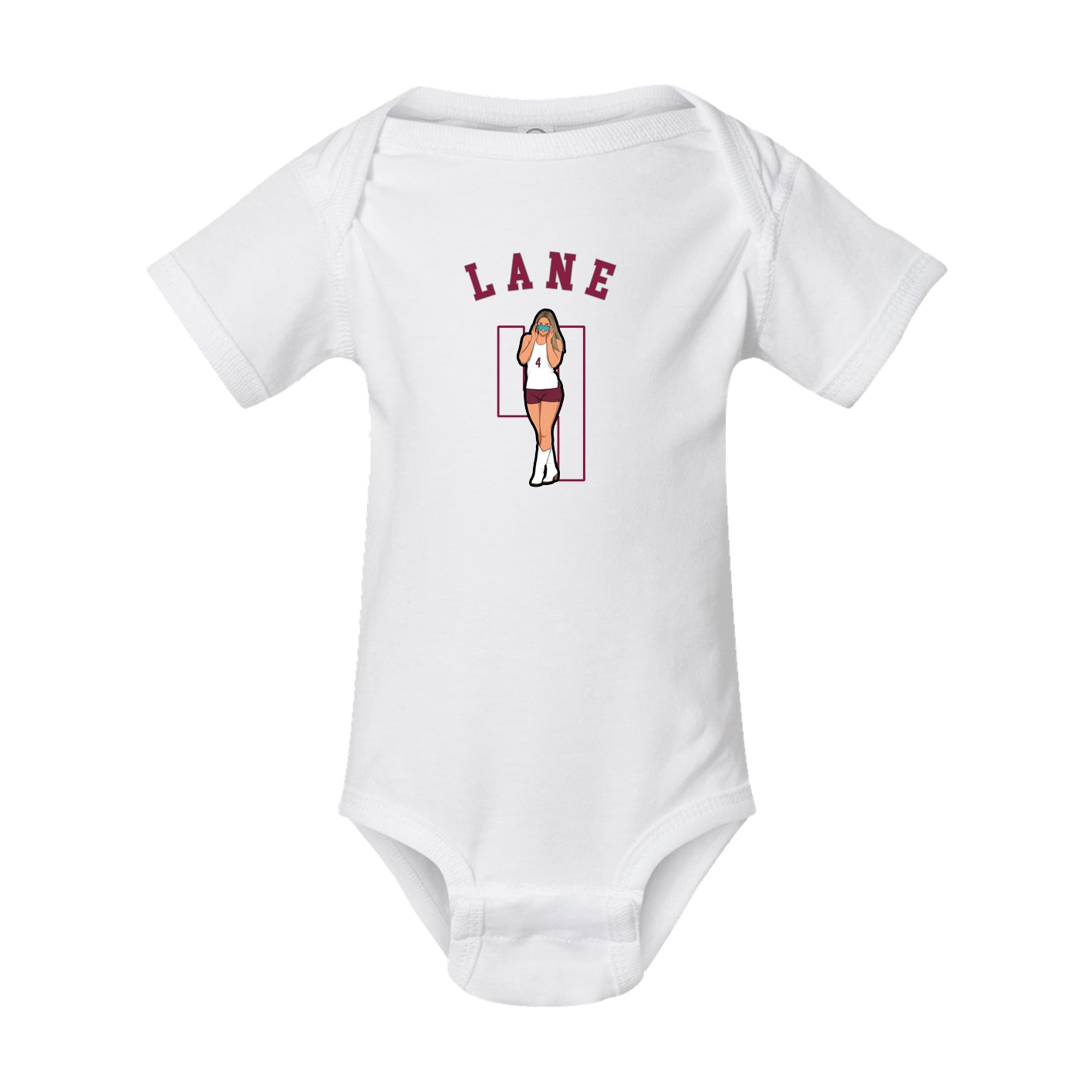 Baby Onesie — Shirsey Arch in White